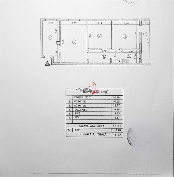 Piata Iancului la 5 minute de metrou, 3 camere semidecomandat